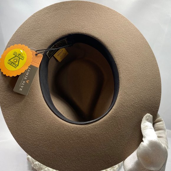 Jamie Slye Tan Finn Stiff Brim Hat Medium New with Tags main image 4